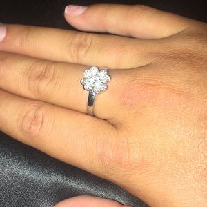 Flower Sterling silver ring